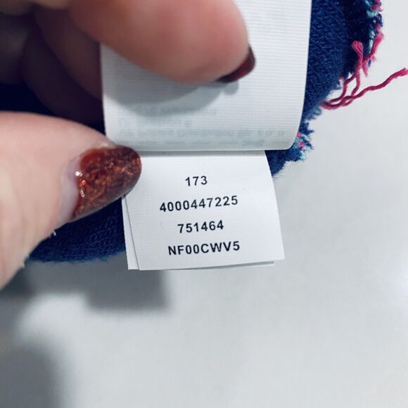 The North Face Girls M Beanie Hat Fleece Lined Pom Fuchsia Pink Bright Snow Ski - Picture 4 of 7